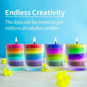 img 1 attached to 🕯️ YRYM HT Candle Dye - 34 Popular Colors for Candle Making - 8.5oz Natural Candle Color Dye for Soy Wax, Safe & Eco-friendly