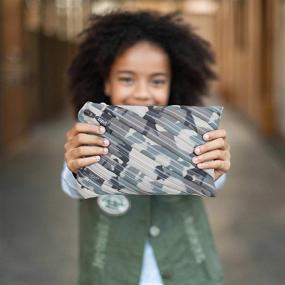 img 2 attached to 📚 Stay Organized in Style with ZIPIT Camo Big Pencil Case - Grey Camouflage