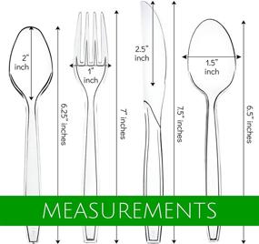 img 3 attached to Plasticpro Disposable Plastic Spoons Heavyweight Household Supplies