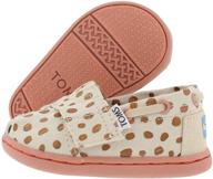 туфли toms красного фетра tiny cuna lay - 10009166. логотип