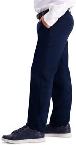 img 2 attached to 👖 High-Quality Haggar Youth Regular Premium Khaki Boys' Pants: Stylish and Durable Wardrobe Essential