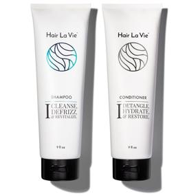 img 4 attached to 🌿 Hair La Vie Shampoo & Conditioner: Ultimate Solution for Dry Damaged Hair - Promote Hair Growth and Amplify Volume, 10 fl oz.