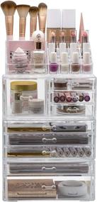 img 2 attached to Sorbus Cosmetic Jewelry Storage Organizer Bath