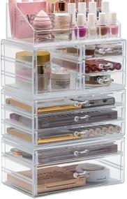 img 4 attached to Sorbus Cosmetic Jewelry Storage Organizer Bath