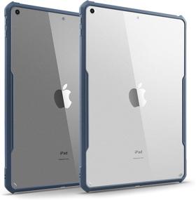 img 4 attached to 📱 TineeOwl Ultra Slim Clear Case for iPad 9/8/7 (10.2-Inch, 2021/2020/2019 Model, 9th/8th/7th Generation) - Navy Blue