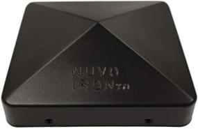 img 4 attached to 🏞️ Enhance Your Outdoor Space with Nuvo Iron US-PCP12BLK US-6x6 Eazy Pyramid Cap, Black - Perfect Fit for 6x6 Nominal Square Posts!