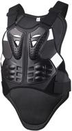 🏍️ motoker motorcycle armor vest chest back spine protector for touring, motocross, off-road racing, cycling - body guard (size l) logo