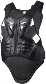 img 3 attached to 🏍️ MOTOKER Motorcycle Armor Vest Chest Back Spine Protector for Touring, Motocross, Off-Road Racing, Cycling - Body Guard (Size L)