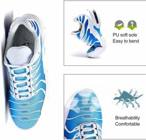 img 1 attached to 👟 Optimized Running Cushion Basketball Sneakers Trainers