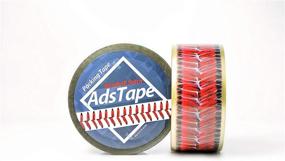 img 4 attached to 🏀 Baseball Stitches Design Cellophane Adhesive Tape for Unique Home Decor