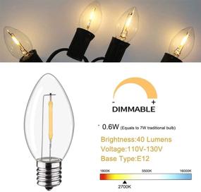 img 3 attached to 💡 KGC Shatterproof Replacement Bulbs - 0.6W Equivalent