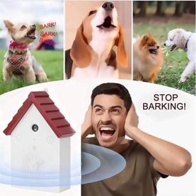 img 1 attached to 🐶 Outdoor Anti-Barking Device - Ultrasonic Dog Barking Deterrent & Control - Advanced Three-Frequency Non-Barking Control - Electronic Pet Training Product