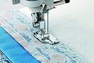 enhance sewing precision with the honeysew 1/4 🧵 inch quilting piecing patchwork quilt metal foot for brother singer logo