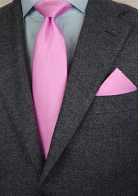 img 1 attached to Bows N Ties Necktie Pocket Square Herringbone Men's Accessories in Ties, Cummerbunds & Pocket Squares