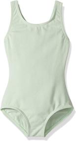 img 1 attached to 🌟 Celestial Comfort: Capezio Girls Classic High Tank Leotard - Perfect Fit for Young Dancers