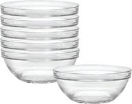 duralex france 4" stackable clear glassware логотип