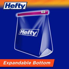 img 3 attached to Защелка Hefty Slider Storage Bags, галлон, упаковка из 30 штук, всего 90 штук (3 упаковки)