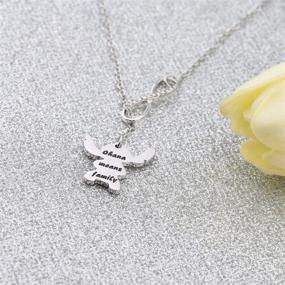 img 3 attached to Браслет-брелок-ожерелье Bobauna для семьи: идеальный подарок для мам, сестер и лучших друзей.