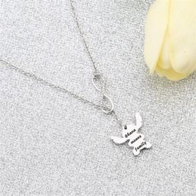 img 2 attached to Браслет-брелок-ожерелье Bobauna для семьи: идеальный подарок для мам, сестер и лучших друзей.