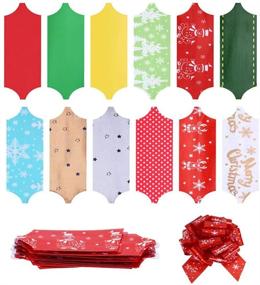 img 3 attached to 🎁 Versatile Magic Pull Bows: Reverse & Reuse Gift Bows for Any Occasion - Christmas, Birthdays, Weddings, Parties! 12pcs of Multi Color Ribbon Pull Bows for Room and Gift Decorations
