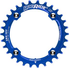 img 2 attached to 🚲 RocRide Narrow Wide Chainring 104 BCD for Optimal 9/10/11 Speed Performance with Secure 4 Bolt Mounting