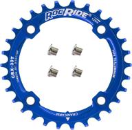 🚲 rocride narrow wide chainring 104 bcd for optimal 9/10/11 speed performance with secure 4 bolt mounting logo