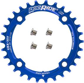 img 4 attached to 🚲 RocRide Narrow Wide Chainring 104 BCD for Optimal 9/10/11 Speed Performance with Secure 4 Bolt Mounting