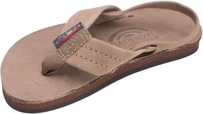 img 4 attached to Детская обувь Rainbow Sandals Premier Leather Expresso в стиле босоножки