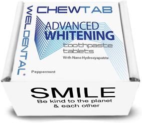 img 1 attached to 💁 Weldental Chewtab: Revitalize Your Smile with Nano-Hydroxyapatite Peppermint Whitening Tablets & Refill