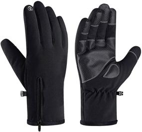 img 4 attached to Jeniulet Waterproof Anti Slip Fullfinger Gloves: Essential Men's Accessories for Optimum Grip!