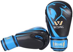 img 2 attached to 🥊 Wesing Sports Premium Kids Boxing Gloves: Optimal 6oz/10oz Child Training Gloves