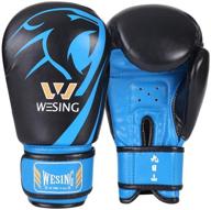 🥊 wesing sports premium kids boxing gloves: optimal 6oz/10oz child training gloves logo