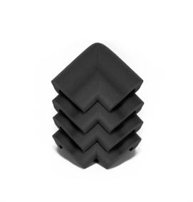 img 3 attached to 🖤 Black Jumbo Corner Cushion by KidKusion for Ultimate Safety & Protection