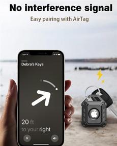 img 2 attached to Окончательная защита для бирок Apple AirTags - чехол-брелок на 4 штуки [военного уровня]
