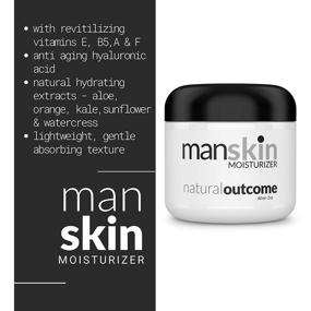 img 3 attached to 💆 Man Skin - Multi Vitamin Daily Anti Aging Cream & Hydrating Facial Lotion for Men - Moisturizer for Oily, Dry, Sensitive Skin by Natural Outcome Skincare