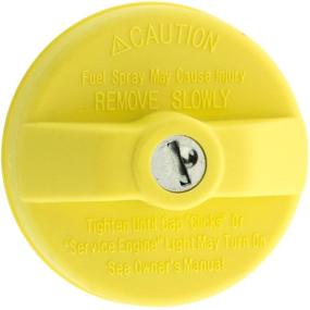 img 1 attached to Stant Flex Fuel Regular Locking Fuel Cap in Vibrant Yellow - Secure Your Vehicle's Fuel System