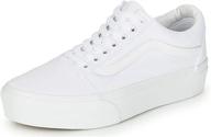 white platform skool fashion sneakers for men by vans - unisex shoes logo