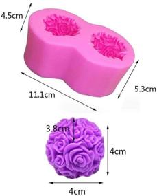 img 3 attached to BestTeam Silicone Aromatherapy Handmade 11 15 34 5CM