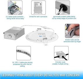 img 1 attached to 💡 Enhanced Lighting Experience: Selectable Recessed Lighting with Flicker-Free Junction