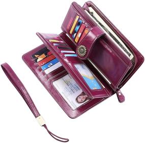 img 2 attached to Genuine Leather Wallet with RFID Blocking Capacity - Women's Handbags & Wristlets