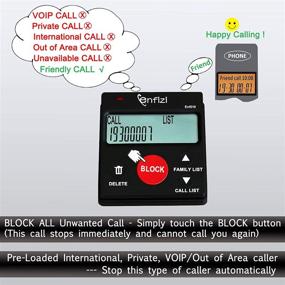 img 2 attached to 📞 Enf510 Call Blocker: Stop Spam Calls, Protect Your Privacy, Family Function | Caller ID Box for Landline, Answering Machine, and Cordless Phones