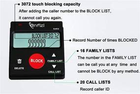 img 3 attached to 📞 Enf510 Call Blocker: Stop Spam Calls, Protect Your Privacy, Family Function | Caller ID Box for Landline, Answering Machine, and Cordless Phones
