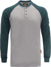 img 4 attached to 👕 Durable and Stylish KONRECO Shirts: Men's Cotton Pocket Clothing with Enhanced Resistance