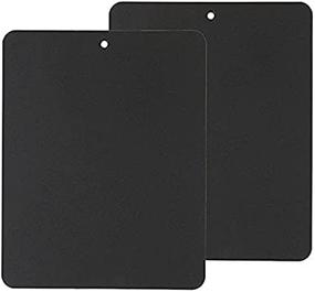 img 2 attached to 🔪 Linden Sweden Flexible Cutting Board 2-Pack - Enhanced Work Surface Stability - Ultra-Durable & Extra-Thick - BPA-Free & Food-Safe (Black)