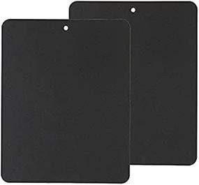 img 1 attached to 🔪 Linden Sweden Flexible Cutting Board 2-Pack - Enhanced Work Surface Stability - Ultra-Durable & Extra-Thick - BPA-Free & Food-Safe (Black)