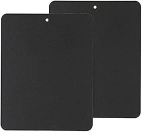 img 3 attached to 🔪 Linden Sweden Flexible Cutting Board 2-Pack - Enhanced Work Surface Stability - Ultra-Durable & Extra-Thick - BPA-Free & Food-Safe (Black)