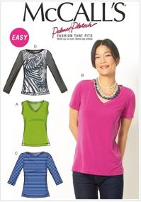 img 2 attached to Stylish Misses' Tops from McCall Pattern Company - Size B5 (8-10-12-14-16)