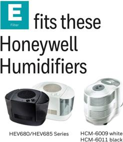 img 2 attached to 🍯 Honeywell HC14PF3 Replacement E Wicking Filter, 3 pack, white, 3 Count