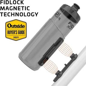 img 3 attached to 🚲 FIDLOCK Twist Bottle 600 Set - Cage-Free Magnetic Bike Water Bottle Holder with Attached Bottle