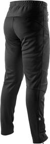 img 3 attached to 🚴 Winter Windproof Thermal Fleece Men's Bike Pants for Cycling, Running, and Jogging by Letook